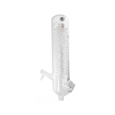 Vertical glass condenser