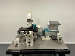 Carl Zeiss Axiovert 200M Inverted Trinocular Fluorescence Microscope with Motorized Stage, 4 of 4