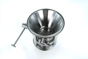 Müller Type 60 Stainless Steel Filling Funnel 250 mm, 60°, NW100, 0826410, 4 of 4