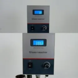YHCHEM JGR-5 5L Jacketed Glass Reactor with Temperature Control and Adjustable Stirring, 2 of 10