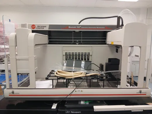 Beckman Coulter Biomek FXP Liquid Handling System with Accessories and Newport Isolation Tables