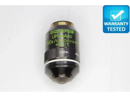 Olympus UPlanApo 100x/1.35 Oil Iris Phase Contrast Microscope Objective Unit 2, Olympus Microscopy equipment
