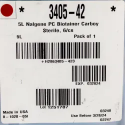 Thermo Scientific Nalgene 5L Biotainer Polycarbonate Carboy Set with Silicone-Lined Closure, 5 of 7