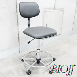 Toyo Kogei SK-827 Black Chair with Backrest and Casters, 2 of 6