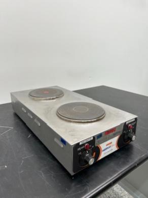 Nemco 6310-3 Horizontal Double Burner Laboratory Hot Plate with Independent Controls-cover