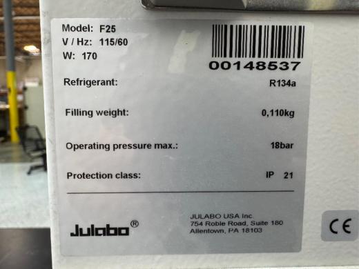 Julabo F25 Circulating Chiller with Digital Temperature Controller-cover