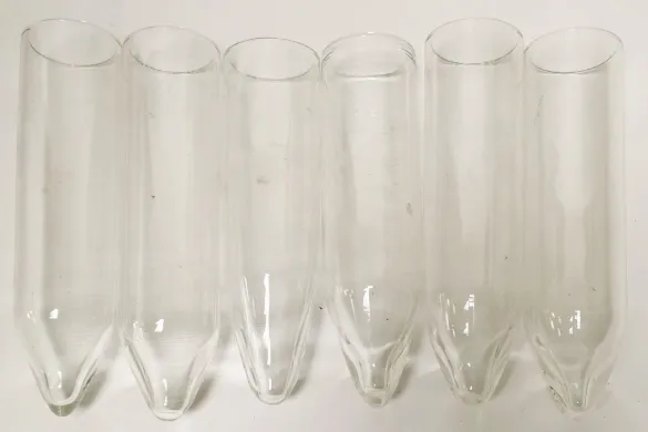 100mL Conical Oil-Test Centrifuge Tube - 60° Angle (Set of 6)