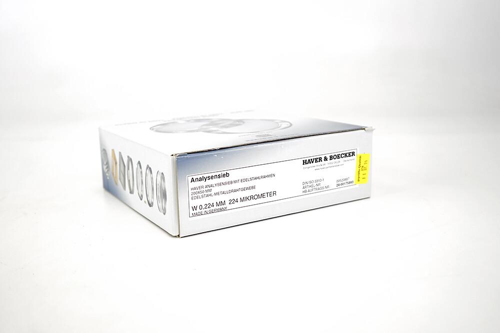 Haver & Boecker Analytical Test Sieve 200 x 32 mm, 224 µm, 00520887
