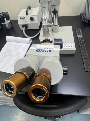 Luxo Stereo Microscope with Adjustable Fiber Optic Illuminator-cover