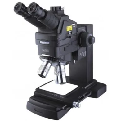 Motic PSM-1000 Trinocular Upright Industrial Microscope w/ APO Objectives (2x, 10x, 20x)