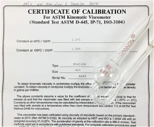 Cannon-Fenske CFRC-400 Certified Routine Viscometer Tube - Size 400, 23 of 23