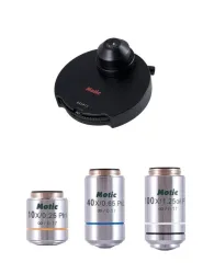 Motic BA310E Phase Package Trinocular Microscope with Phase Contrast and Brightfield, 2 of 2