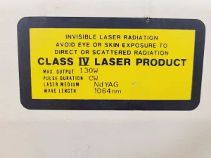 Spectron Laser Systems 5L902T Pulsed Nd:YAG Laser for Research Applications, 17 of 17