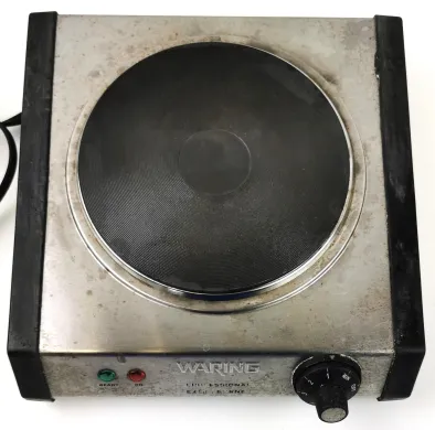 Waring Pro SB30C Portable Cast-Iron Hot Plate with 7" Diameter Plate