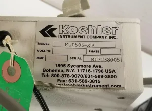 Koehler K10505-XP Oxidata Fuels Oxidation Pressure Measurement System (4-Unit), 5 of 6