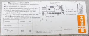 Busch RC 0250-C406-1001 Rotary Vane Vacuum Pump 230V-460V 60Hz Industrial Use, 10 of 11