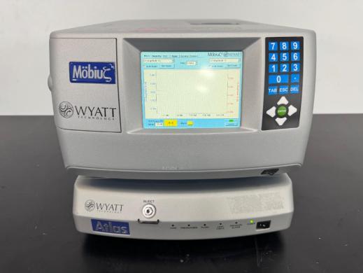 Wyatt Mobius WMOB-09 Light Scattering Detector with Atlas Refractive Index Pump and Accessories-cover