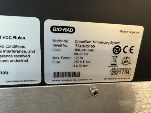 Bio RAD ChemiDoc MP Imaging System-cover