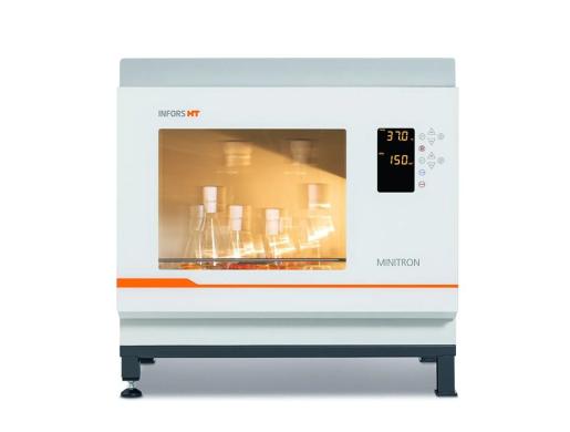 INFORS HT Minitron CO2 Incubator Shaker, 50 mm Orbit, White, 2021, S/N 134883-cover