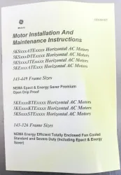 GE 5KS256ATE205A 20HP 1765 RPM Three-Phase TEFC High-Efficiency Motor, 2 of 7