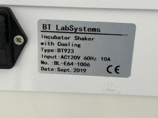 BT Lab Systems Incubator Shaker with Digital Controls and Transparent Lid-cover