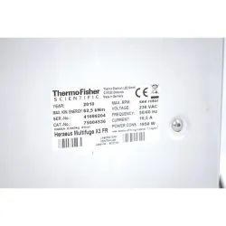 Thermo Multifuge X3 FR Refrigerated Centrifuge with TX-750 Rotor, 5 of 5