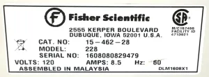 Fisher Isotemp 228 Digital Water Bath, 28L Capacity, 8 of 8