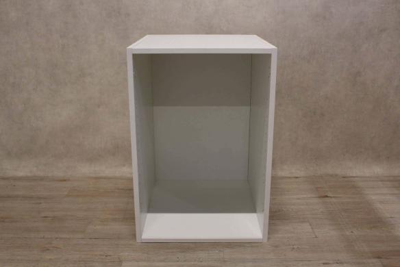 Wesemann Open Cabinet, White-cover