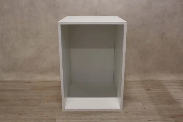 Wesemann Open Cabinet, White