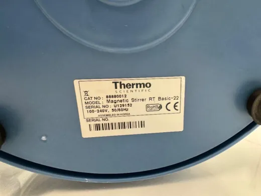 Thermo RT Basic-22 Magnetic Stirrer with Manual Speed Control for Laboratory Mixing
