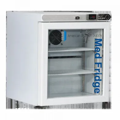 ABS 1 Cu Ft Pharmacy Glass Door Refrigerator - Left Hinged PH-ABT-HC-UCFS-0104G-LH
