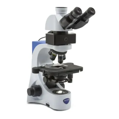 B-380 Trinocular LED Fluorescence Microscope with IOS PLAN Objectives and B Filter Set