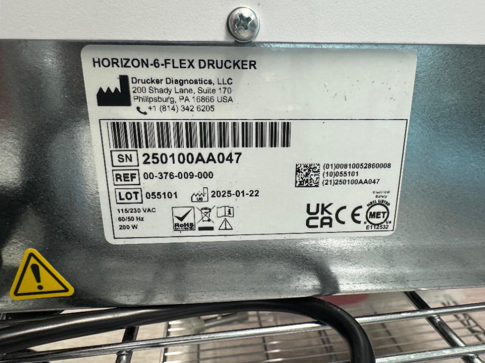Drucker Horizon-6-Flex Benchtop Centrifuge for Flexible Sample Processing