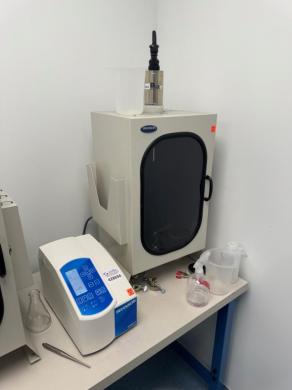 Branson Ultrasonics 250 Ultrasonic Homogenizer System with Enclosed Processing Cabinet-cover