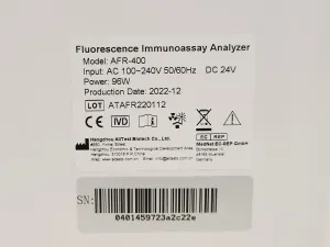 Hangzhou Alltest Fluorescence Immunoassay Analyzer AFR-400, 4 of 13