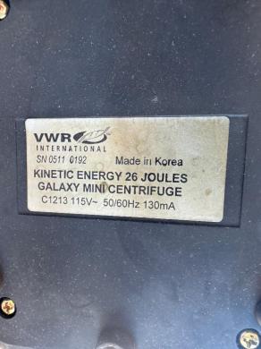VWR Galaxy Mini Centrifuge-cover