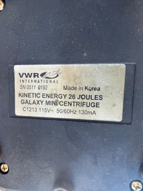 VWR Galaxy Mini Centrifuge