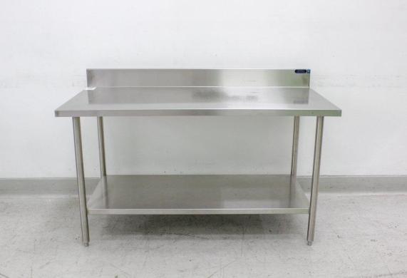 Amtekco Stainless Steel Laboratory Workbench with Backsplash and Industrial Storage-cover