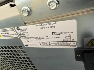 Beckman Coulter Avanti J-15R Refrigerated Centrifuge, 3 of 3