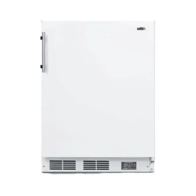 Summit BKRF661BIADA 24" Wide ADA-Compliant Built-in Undercounter Refrigerator-Freezer