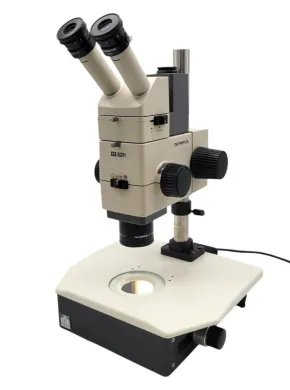 Olympus Stereo Microscope SZH with Phototube and TLB D4.1 Transmitted Light Base