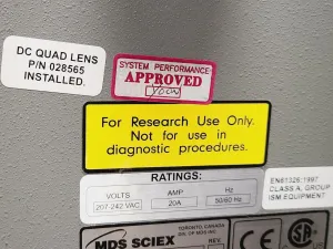 MDS SCIEX Applied Biosystems API QStar Pulsar LC/MS/MS System for Tandem Mass Spectrometry, 28 of 54