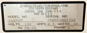 Thermolyne Nuova S18525 Magnetic Stirrer with 7" x 7" Chemically Resistant Plate, 2 of 2