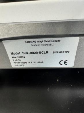 Repligen KrosFlo Scale SCL-0020-SCLR Precision Weighing Platform with Integrated Display Console-cover