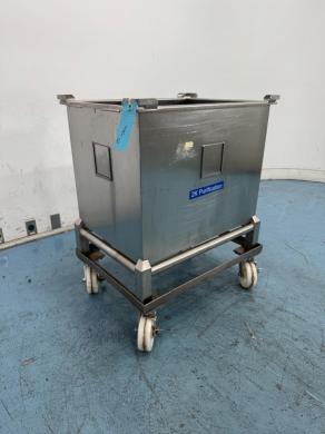 2K Purification 200L Stainless Steel Mobile Process Tote-cover