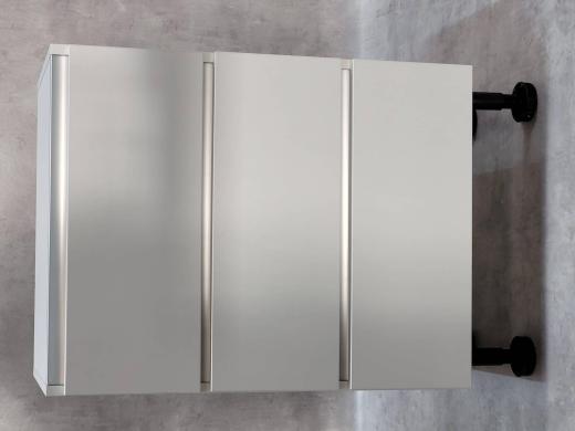 S+B Plinth cabinet 3 Drawer L.Grey 600-cover