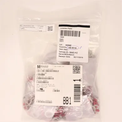 TE Connectivity Model 328975 Ring Crimp Terminal for AWG 22-16 Wires