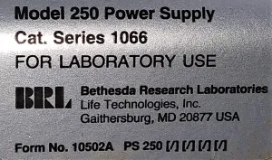 Gibco BRL 250 Electrophoresis Power Supply, 7 of 13