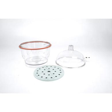 Thermo Nalgene Transparent Polycarbonate PC Desiccator 250mm 5312 Ceramic Plate-cover