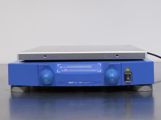 IKA KS 260 B S1 Basic Orbital Shaker with 0-500 RPM Speed and 10 mm Orbit-cover